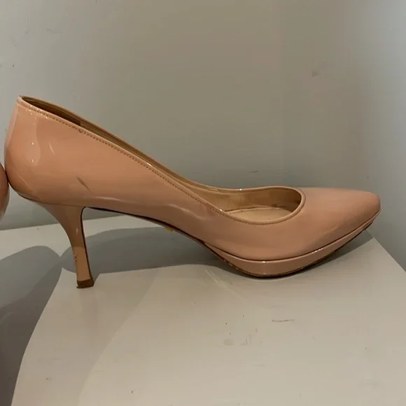 Vintage Prada Nude Heels - Size 37 - Picture 8 of 14
